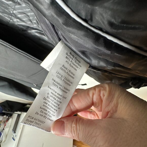 North End Sports Weather Technology Black High Collar Zip Jacket & Pockets S - Picture 8 of 13